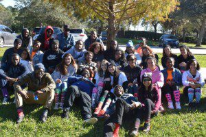 Some of the Crazy Sock Walk Participants